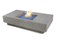 Table basse en béton avec braséro à gaz intégré - Monte Carlo Elementi