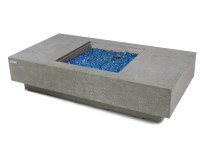 Table basse en béton avec braséro à gaz intégré - Monte Carlo Elementi