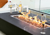 Table basse extérieure avec braséro gaz intégré - Valencia Elementi