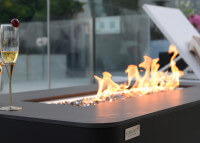 Table basse extérieure avec braséro gaz intégré - Valencia Elementi