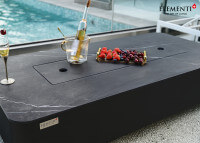 Table basse extérieure avec braséro gaz intégré - Valencia Elementi