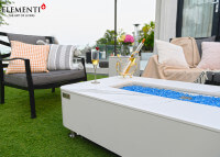 Table basse de jardin avec braséro gaz intégré - Athens par Elementi