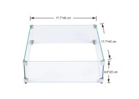 Table bar - mange debout avec braséro gaz intégré - Koln par Elementi