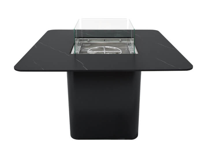 Mange-debout ou table de bar avec braséro gaz...