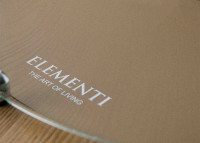 Table mange-debout forme tonneau avec braséro intégré Lafite Elementi
