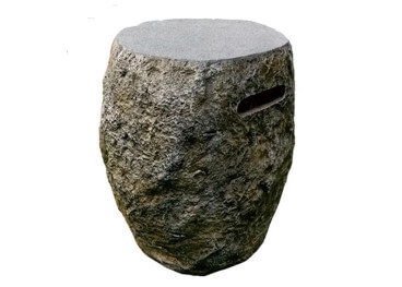 Cache bouteuille de gaz en béton Boulder Tank Cover par...