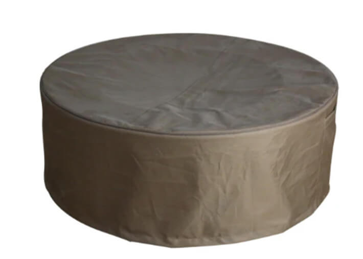 Table béton effet bois avec brasero à gaz...