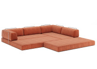 Canapé d'angle convertible en lit multiples CozyPad Innovation Living