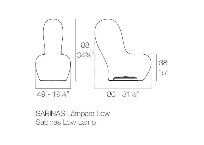 Lampadaire original forme organique H88 ou 130...