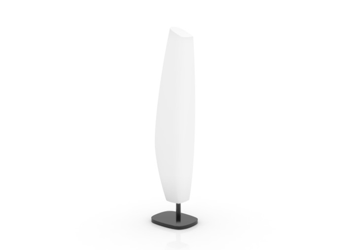 Lampadaire design forme de voile de bateau...