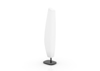 Lampadaire design forme de voile de bateau Blanca par Vondom