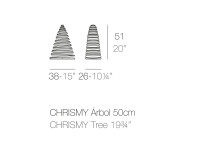 Sapin de noël lumineux design - Chrismy par Vondom