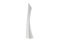 Lampadaire sculpturale totem en polyéthylène blanc Wing par Vondom