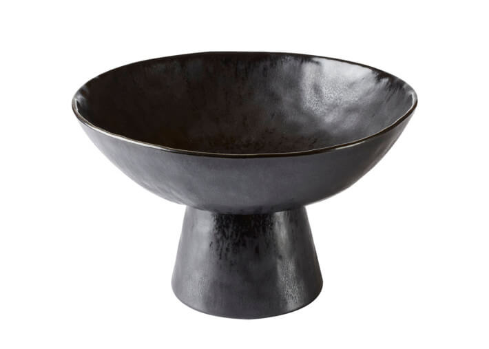 Corbeille à fruits en grès noir - Brume par...