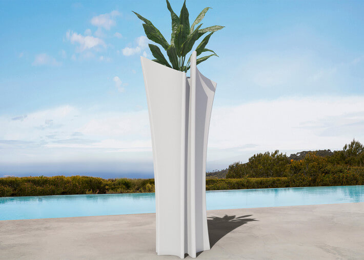 Pot haut design et sculptural 15 coloris mats...