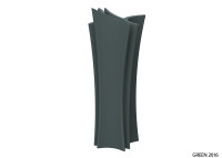 Pot haut design et sculptural 15 coloris mats  - Alma par Vondom