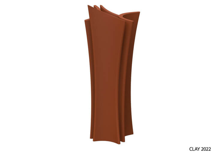 Pot haut design et sculptural 15 coloris mats...