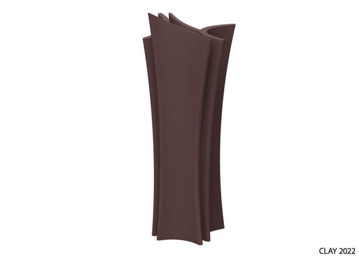 Pot haut design et sculptural 15 coloris mats...