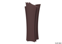 Pot haut design et sculptural 15 coloris mats  - Alma par Vondom