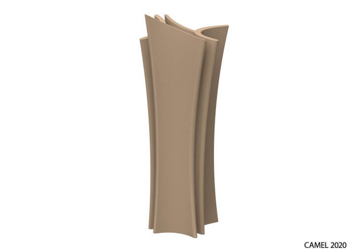 Pot haut design et sculptural 15 coloris mats...