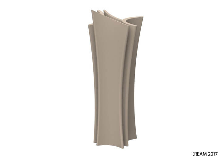 Pot haut design et sculptural 15 coloris mats...