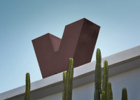 Jardinière forme V double bac 15 couleurs - Uve par Vondom