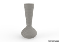 Pot design H187 en polyethylene 15 couleurs - Bloom par Vondom