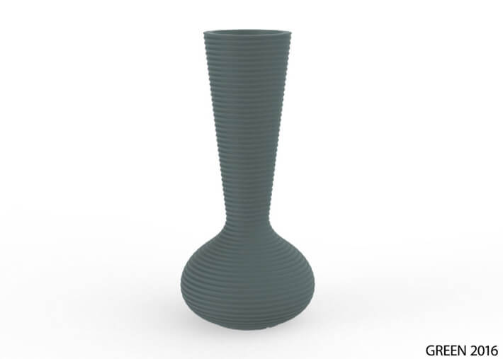 Pot design H187 en polyethylene 15 couleurs -...