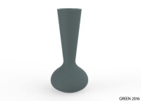 Pot design H187 en polyethylene 15 couleurs - Bloom par Vondom