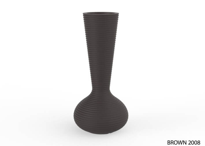 Pot design H187 en polyethylene 15 couleurs -...