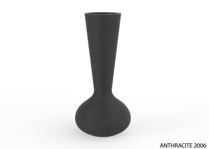 Pot design H187 en polyethylene 15 couleurs -...