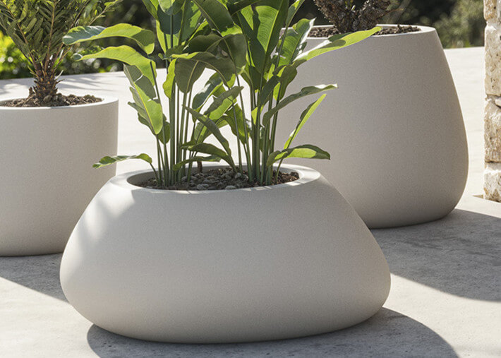 Jardinière en polyethylene 15 couleurs - 2...