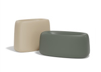Jardinière en polyethylene 15 couleurs 2 tailles - Organic par Vondom
