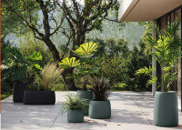 Jardinière en polyethylene 15 couleurs 2 tailles - Organic par Vondom