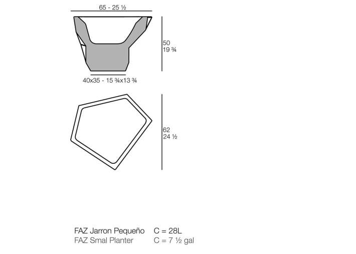 Pot original au design graphique 15 couleurs 3...