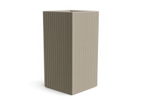 Jardinière carrée design strié 15 coloris 6 tailles Gatsby par Vondom