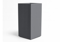 Jardinière carrée design strié 15 coloris 6 tailles Gatsby par Vondom