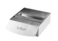 Cheminée nomade en acier chromé ou or rose - steel low par le feu