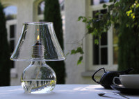 Lampe a huile decorative luxlight par Opossum design