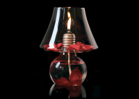 Lampe a huile decorative luxlight par Opossum design