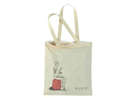 Pouf tendance en tissu bouclé beige Kapsul Diva – Vluv