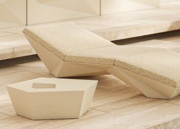Table basse d'extérieur avec espace glaçons ou plante -... 2