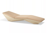Transat design en polyéthylène avec matelas inclus - Faz par Vondom