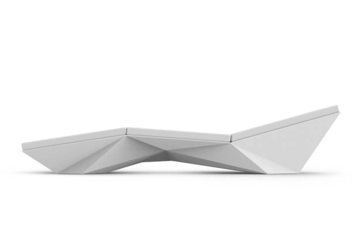Transat design en polyéthylène avec matelas...