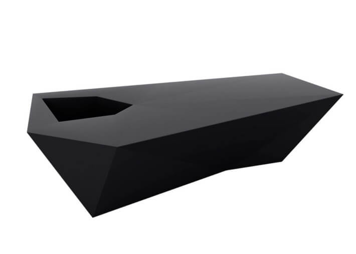 Banc design en polyéthylène avec ou sans...
