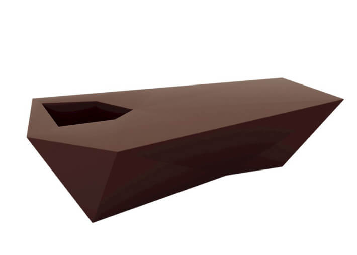 Banc design en polyéthylène avec ou sans...