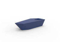 Banc design en polyéthylène avec ou sans coussin - Faz par Vondom