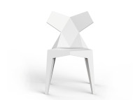 Set de 4 chaises de table empilables en polypropylène Kimono Vondom
