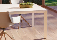 Table de repas design en aluminium et HPL 3 tailles - Frame par Vondom