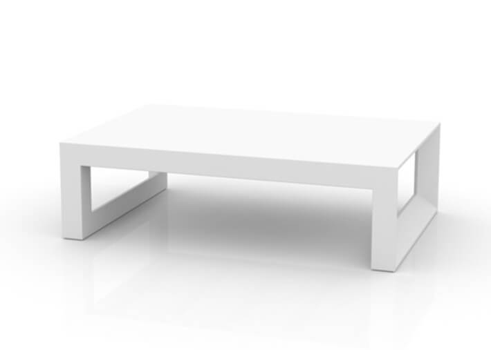 Table basse en polyéthylène 120x80 - Frame par...